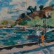 The Harbour - Breezy Afternoon (HG1095) Oil on Board 15