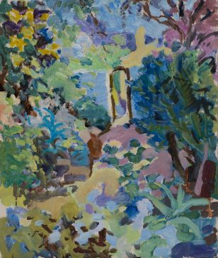 The Turkish Garden (HG1096) Oil on Board 18