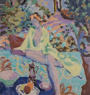 Green Thoughts in a Green Shade (HG1104) Oil on Canvas 36