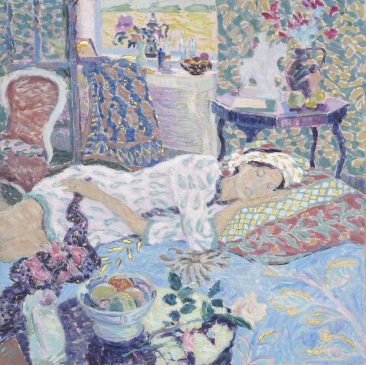 La Rêve (HG1020) Oil & Gold Leaf on Canvas 42