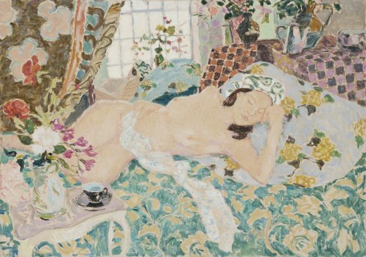 Sleeping Nude (HG1047) Oil on Canvas 42