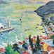 Dawn on a Greek Island (HG1202) Oil on Board 15
