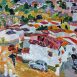 Rainy Day, Ronda (HG1204) Oil on Board 19.25