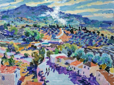 Market Day: Autumn in Andalucia (HG1237) Oil on Canvas 32