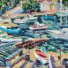 A Symi Boatyard (HG1244) Oil on Board 15