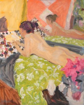 The Reading Nude (HG707) Oil on Canvas 30