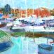 Suffolk Boatyard (HG771) Oil on Board 12