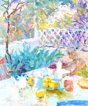 Breakfast (HG772) Oil on Board 18