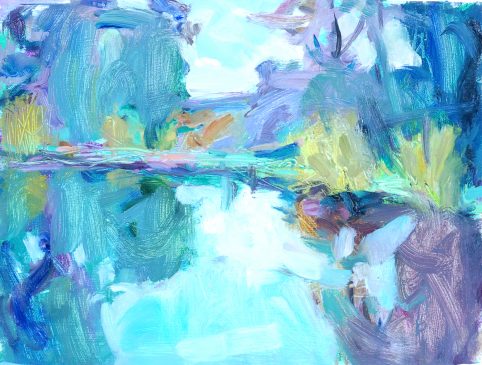 Reflected Light, Dorset (HG776) Oil on Board 11