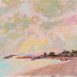 Sun and Rain, Climping Beach (HG809) Oil on Gessoed Board 14.25