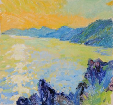 Early Morning, Limiona (HG814) Oil on Gessoed Board 13.25