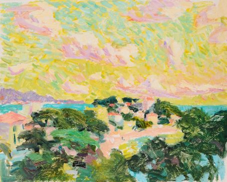 Last Light, Bandol I (HG848) Oil on Board 14.5