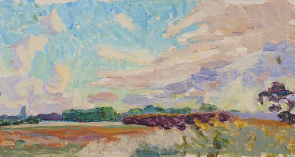 Landscape Study at Somerton I (HG886) Oil on board 12