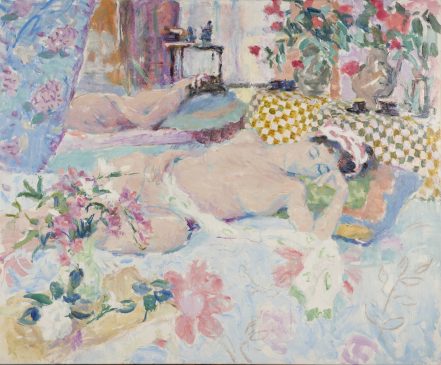 Morning Light, Sleeping Nude Dreaming (HG899) Oil on canvas 38