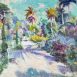 Tresco Gardens, Easter Late Afternoon (HG920) Oil on Canvas, 48
