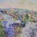 Evening, towards Alexandra Palace (HG925) Oil on canvas 23