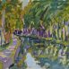 Evening Light, Canal Lateral (HG933) Oil on canvas 14
