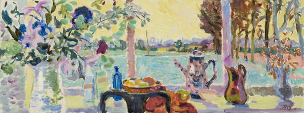 View from the Studio, Winter (HG940) Oil on Canvas, 18