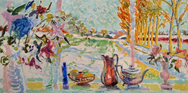 View from the Studio, Winter (HG973) Oil on Canvas 24