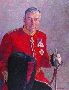 General Sir William Rous KCB, OBE, Colonel of the Coldstream Guards   Oil on Canvas    38