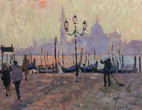 The Sweeper, Early Morning, St Marks Square (HG200)