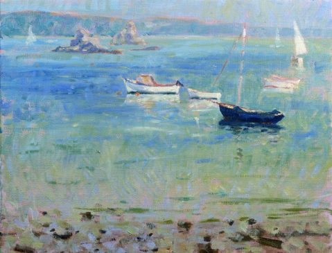 Low Tide, Still Afternoon (HG202) Oil on Canvas 14