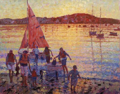 Returning Home, Late Summer Evening (HG208) Oil on Canvas 24