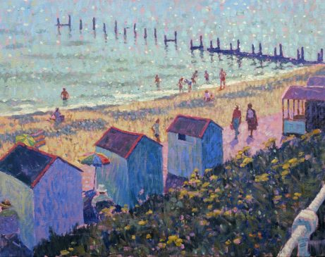 The Beach from North Parade, Southwold (HG210) Oil on Canvas 24