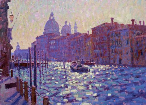 The Grand Canal, shortly after Sunrise (HG215) Oil on Canvas 22