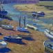 Wells Harbour, Low Tide (HG223) Oil on Canvas 14