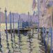 Early Morning Light, Grand Canal (HG243) Oil on Board 11.5