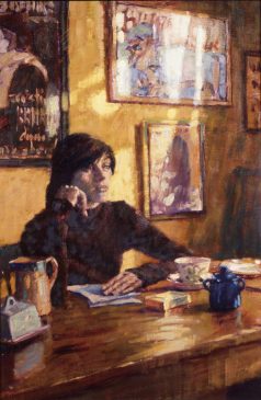 The Girl at the Lion d'Or (HG18) Oil on Canvas 30