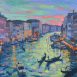 Dusk, the Grand Canal (HG310) Oil on Canvas 26
