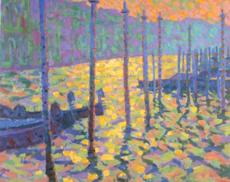 The Grand Canal, Evening (HG317) Oil on Camvas 24