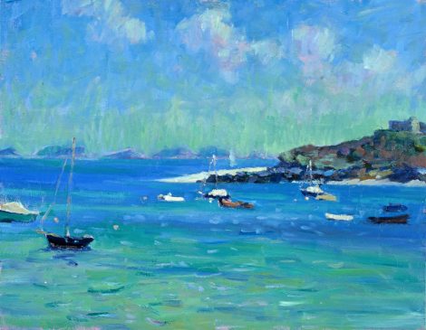 Blockhouse Point, September Afternoon (HG379) Oil on Board 14