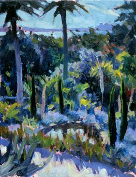 Tresco Gardens III (HG383) Oil on Canvas 18
