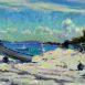 Beach at Bryher (HG392) Oil on Board 12