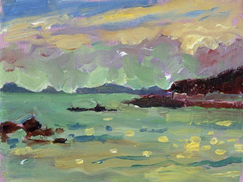 St Agnes from Samson (HG408) Oil on Board 6