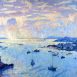 Looking Towards St Agnes from King Charles's Caste, Morning Light (HG415) Oil on Canvas 38