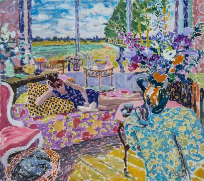 Spring in Suffolk (HG1221) Oil on Canvas 48