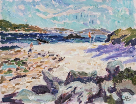 Late Afternoon on the Bar (HG1323) Oil on Board 11
