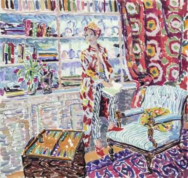 Isobel at Vigoroux (HG1315) Oil on Canvas 34” x 36”