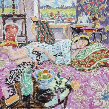 Somewhere Long Ago (HG1335) Oil on Canvas 42” x 42”