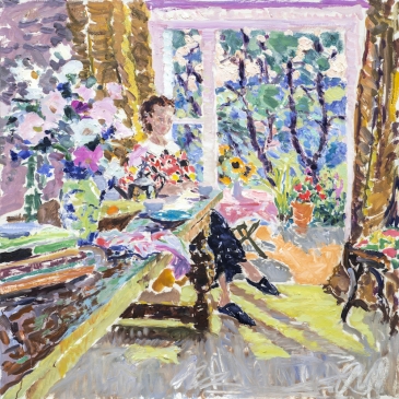 A Morning in August II (HG1339) Oil on Canvas 34” x 34”