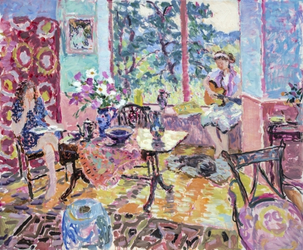 In the Blue Room (HG1345) Oil on Canvas 38” x 46”