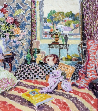 The Sewing Basket (HG1352) Oil on Canvas 38” x 46”