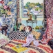 The Sewing Basket (HG1352) Oil on Canvas 38” x 46”