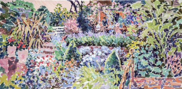 Midsummer Supper (HG1354) Oil on Canvas 24” x 48”