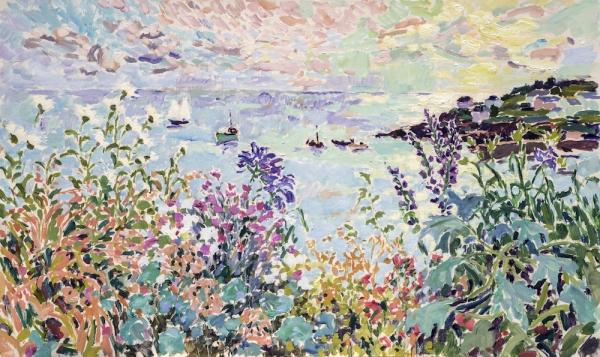 A Cornish Sunrise (HG1357) Oil on Canvas 30” x 50”