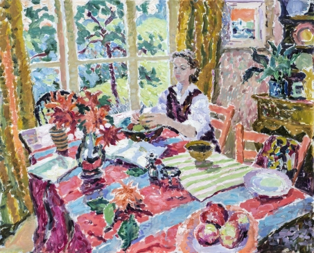 The Last of the Dahlias (HG1359) Oil on Canvas 34” x 42”
